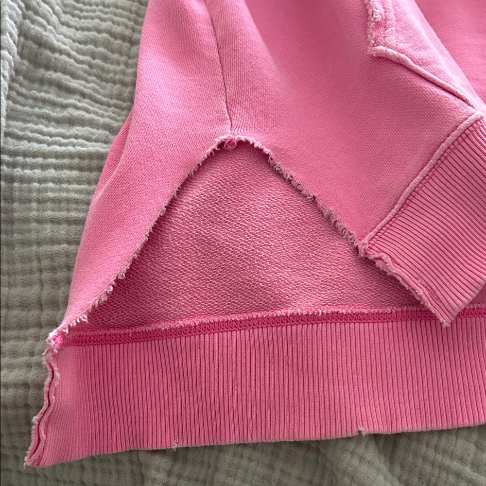 Aerie Bright Pink Hoodie Sweatshirt - Picture 3 of 5